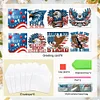 (US Only)6PCS DIY Independence Day Diamond Art Greeting Cards for Independence Day