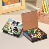 Leather Animals Diamond Painting Notecard Box Flowers Gem Art Sticky Note Holder