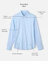 Rhone Men's Commuter Shirt, Performance Dress Shirts for Men, Machine Washable, Wrinkle Resistant, Slim Fit Button Down Shirt
