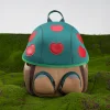 New mushroom bag 1-4 years old children's backpack for traveling cute fruit bag