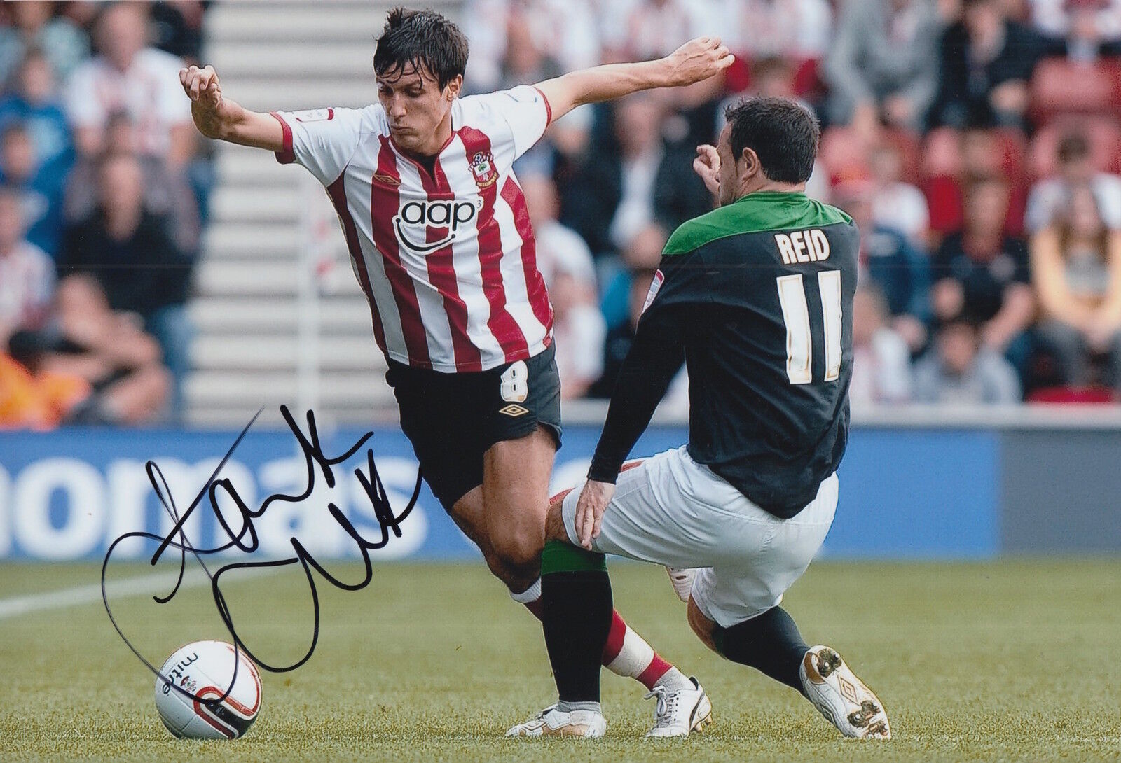 SOUTHAMPTON HAND SIGNED JACK CORK 12X8 Photo Poster painting.