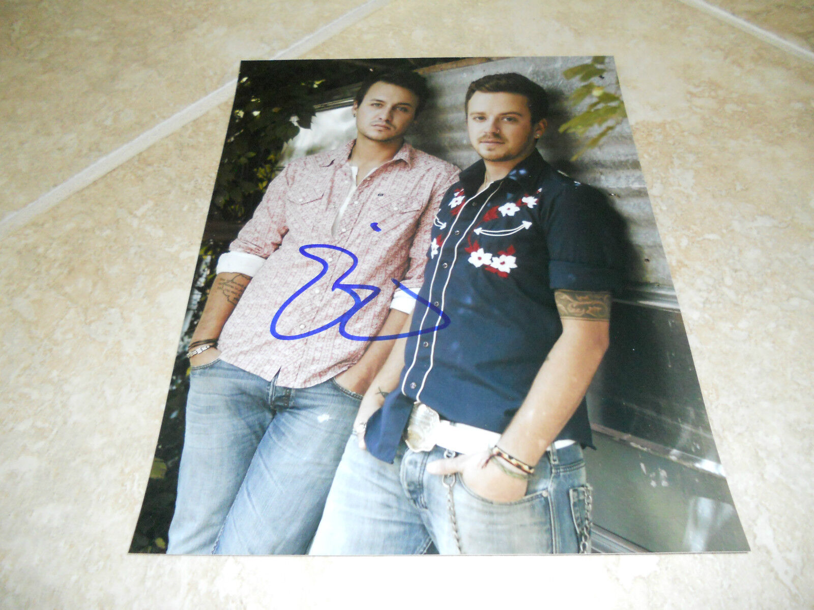 Love & Theft Eric Gunderson Signed Autographed 8x10 Color Photo Poster painting PSA Guarantee #1