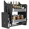 [US Local Warehouse] 2 Tier Pull Down Shelf Heavy Duty Cabinet Organizer for Kitchen Pots Pans