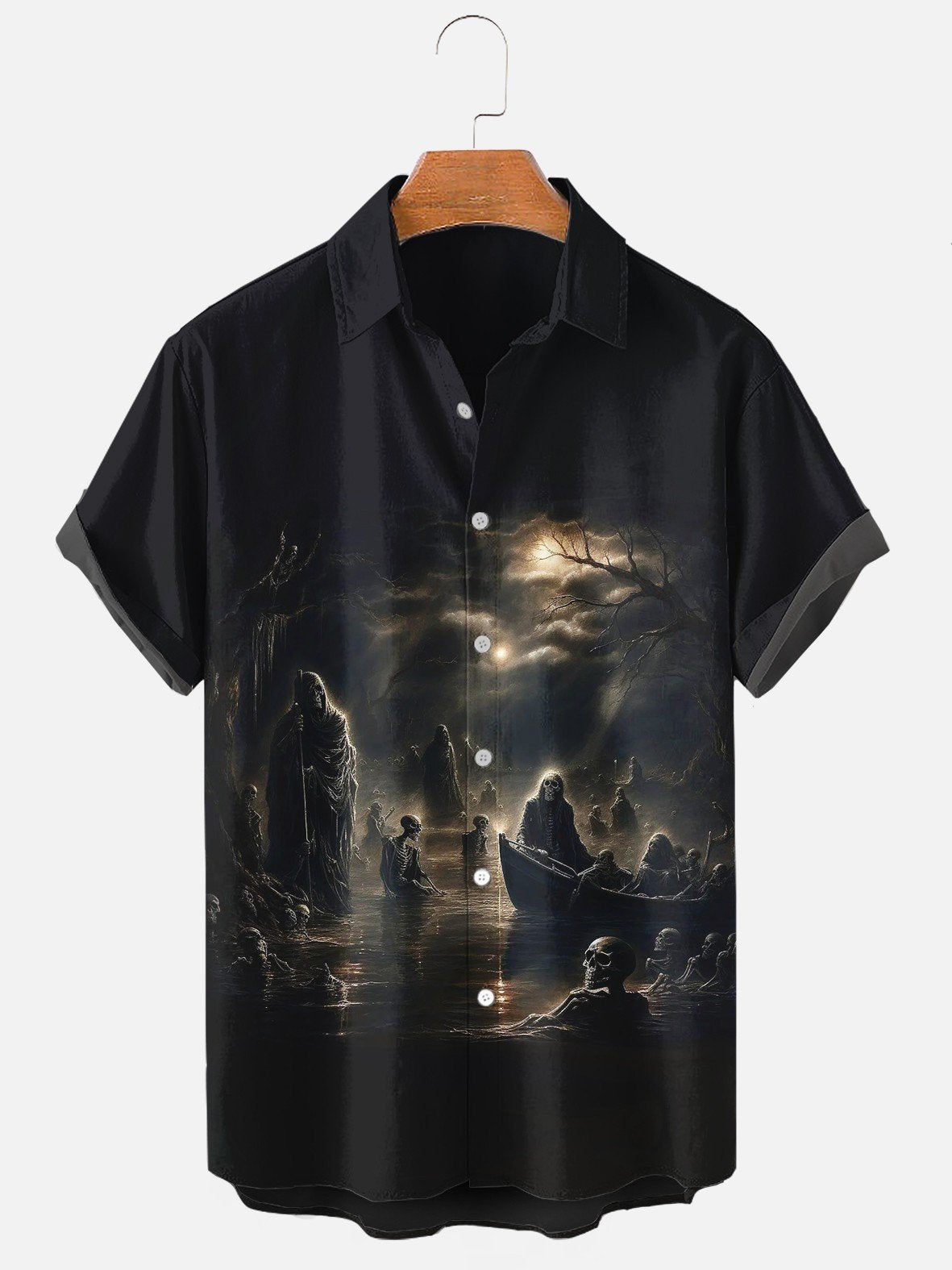 Men´s Grim Reaper Halloween Shirt