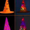 Halloween LED Luminous Witch Hat Kids Costume Hanging Glowing Cap Decor
