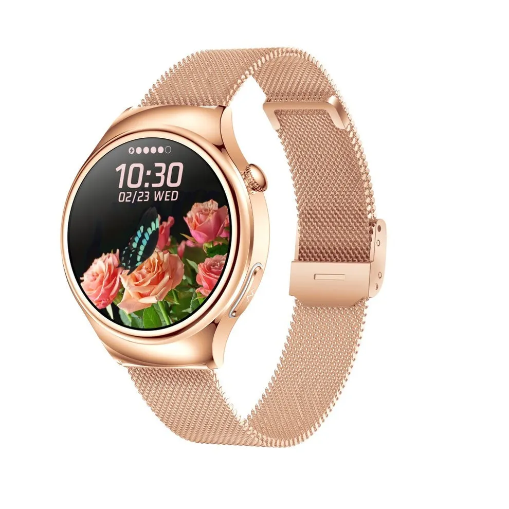 Blood Pressure Blood oxygen Monitoring Bluetooth Talk Play Music Health Waterproof Smartwatch