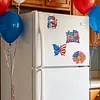 4pcs America 250th Anniversary DIY Diamond Art Magnets Kit Diamond Art Refrigerator Magnet Rhinestones Refrigerator Magnetic Sticker for Adult Beginners DIY Home Office Decor (02)