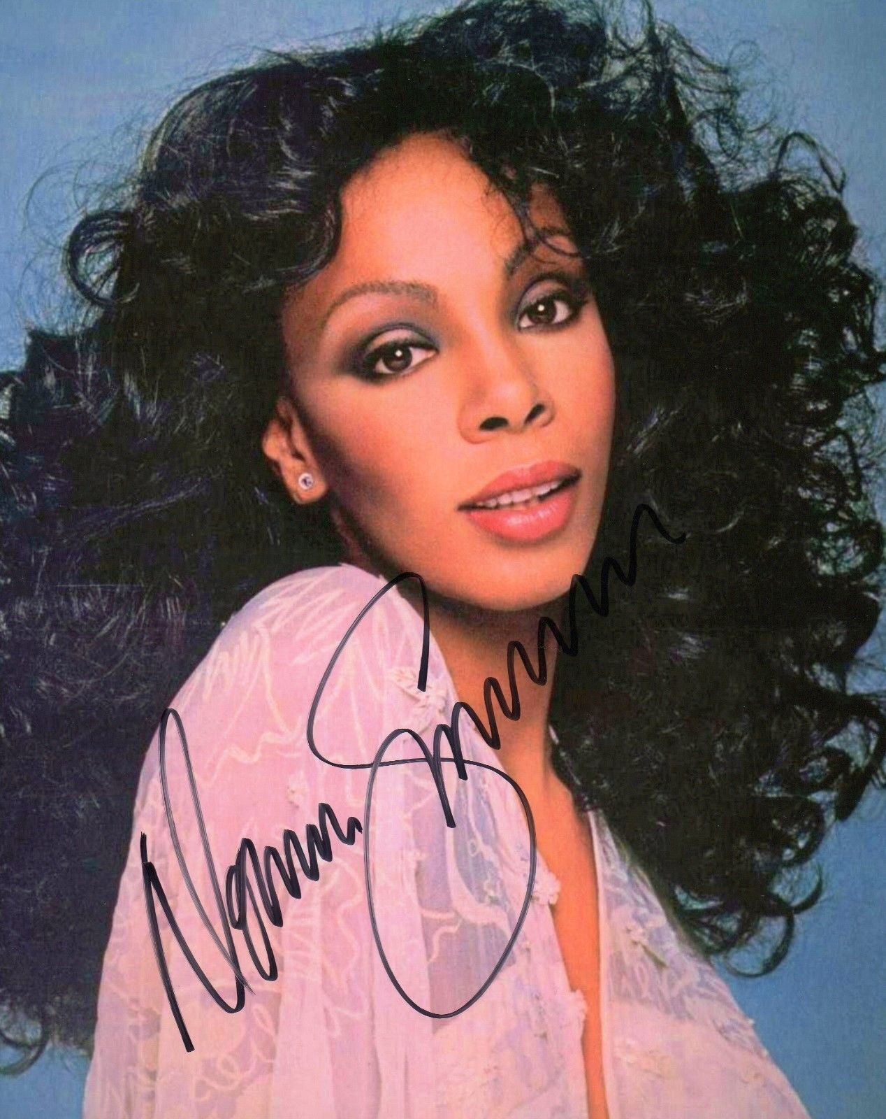 DONNA SUMMER AUTOGRAPHED SIGNED A4 PP POSTER Photo Poster painting PRINT 1