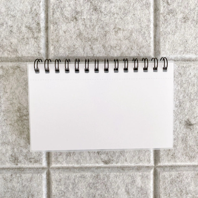 Office Culture Ring Binder Notebook – Modern Simple Design A4 Size 120 Sheets Black Red White Blue Green Pink Yellow