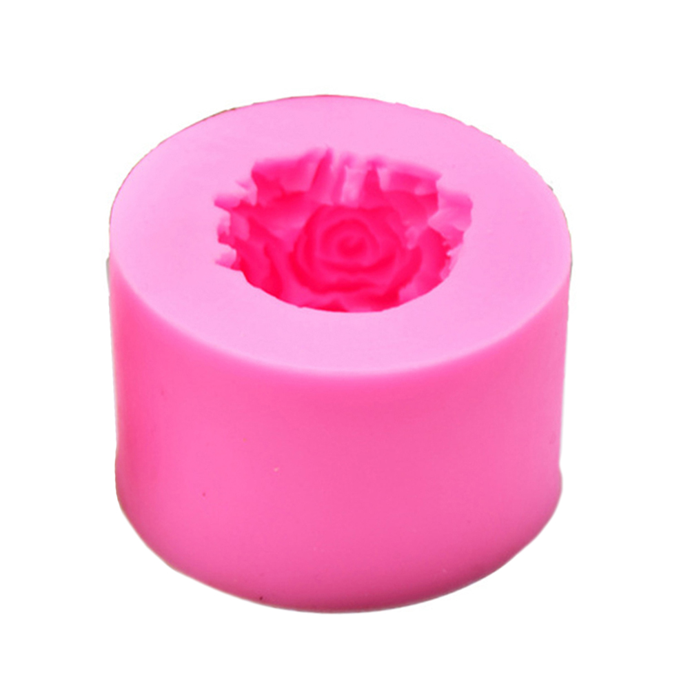 

3D Rose Flowers Shape Silicone DIY Handmade Soap Making Molds Cake Moulds, 501 Original