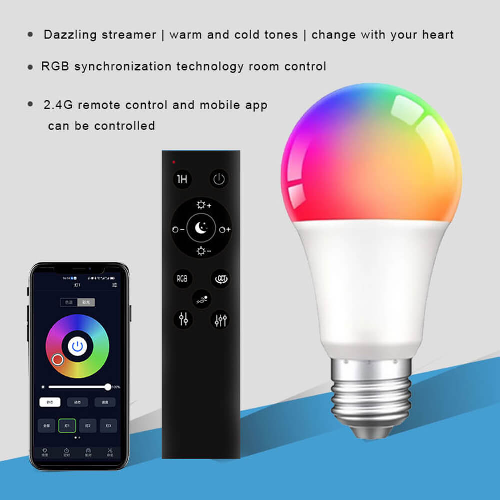 E26 E27 B22 Smart Bluetooth Multicolor Light Bulb