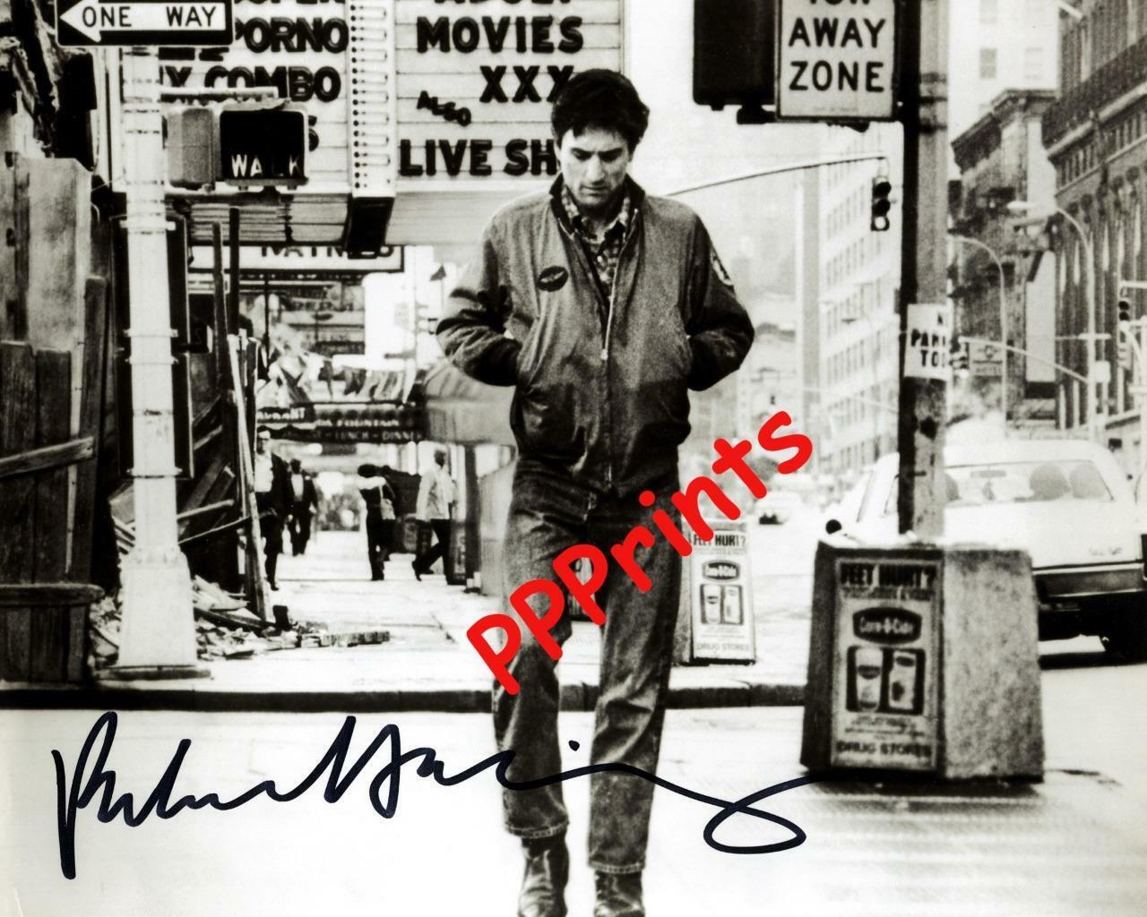 ROBERT DE NIRO Taxi Driver SIGNED AUTOGRAPHED 10X8 REPRODUCTION Photo Poster painting PRINT