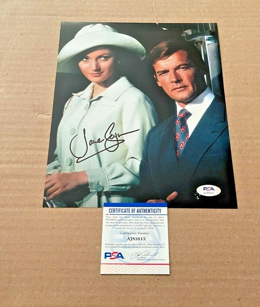 JANE SEYMOUR SIGNED JAMES BOND 007 8X10 Photo Poster painting PSA/DNA CERTIFIED #3