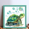 Turtle - 18CT Stamped Cross Stitch 20*20cm/7.87*7.87in