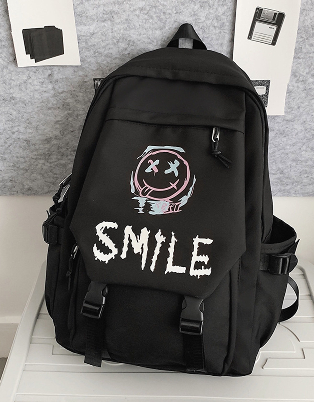 Harajuku Ulzzang Commuter Backpack / TECHWEAR CLUB / Techwear