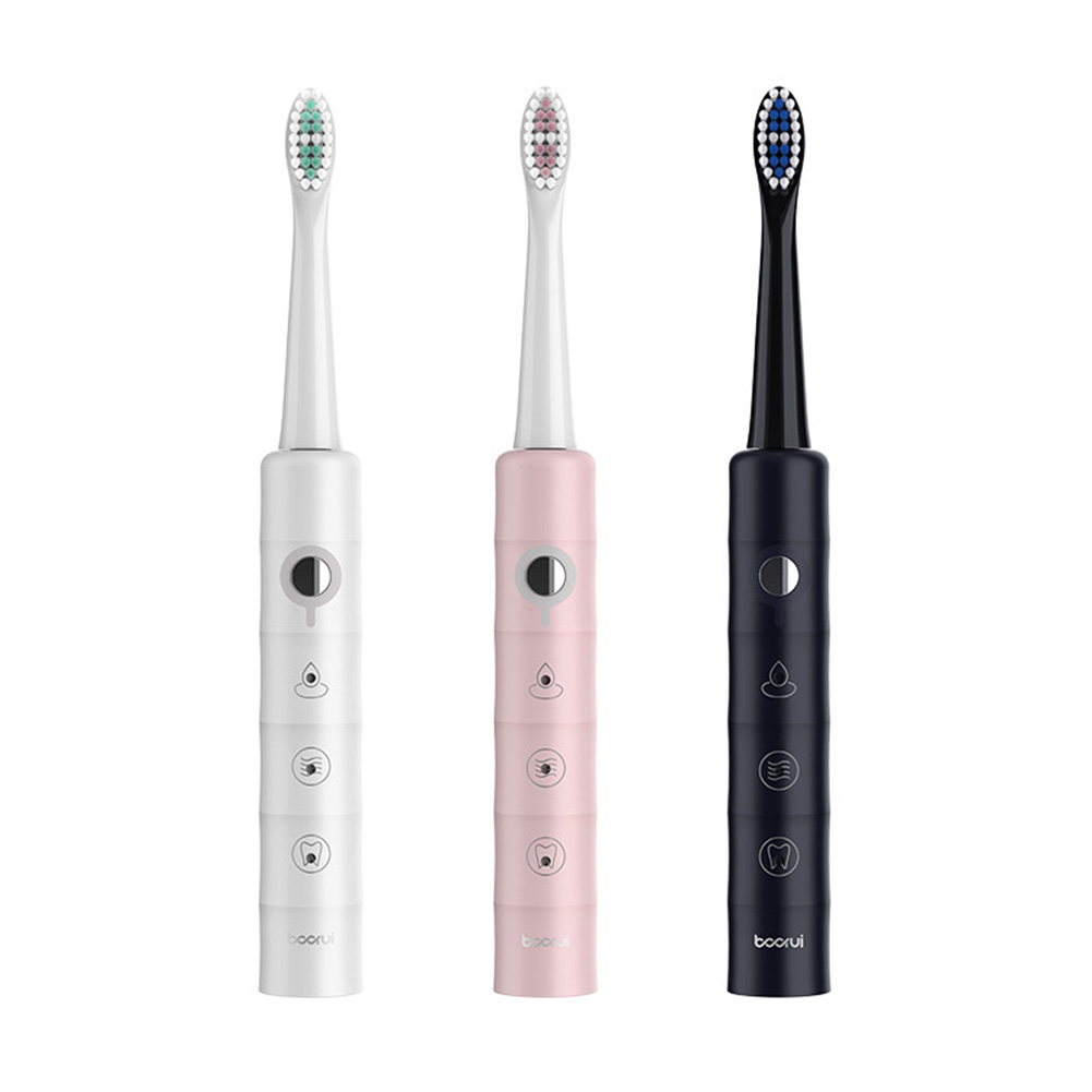 

Electric Toothbrush USB 6 Modes Adult IPX7 Waterproof Ultrasonic Toothbrush, Pink, 501 Original