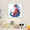 Blue And White Porcelain Cat-11CT Stamped Cross Stitch 40*40cm tapestrymarket
