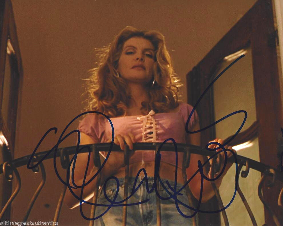 RENE RUSSO SIGNED AUTHENTIC 'MAJOR LEAGUE' 8X10 Photo Poster painting w/COA C ACTRESS THOR PROOF