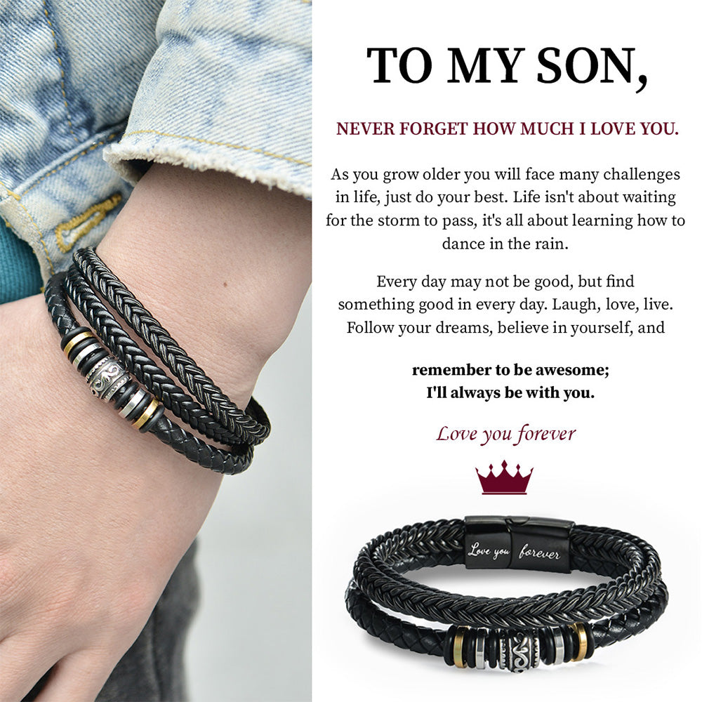 Unique Gift To My Son - Love You Forever Bracelet