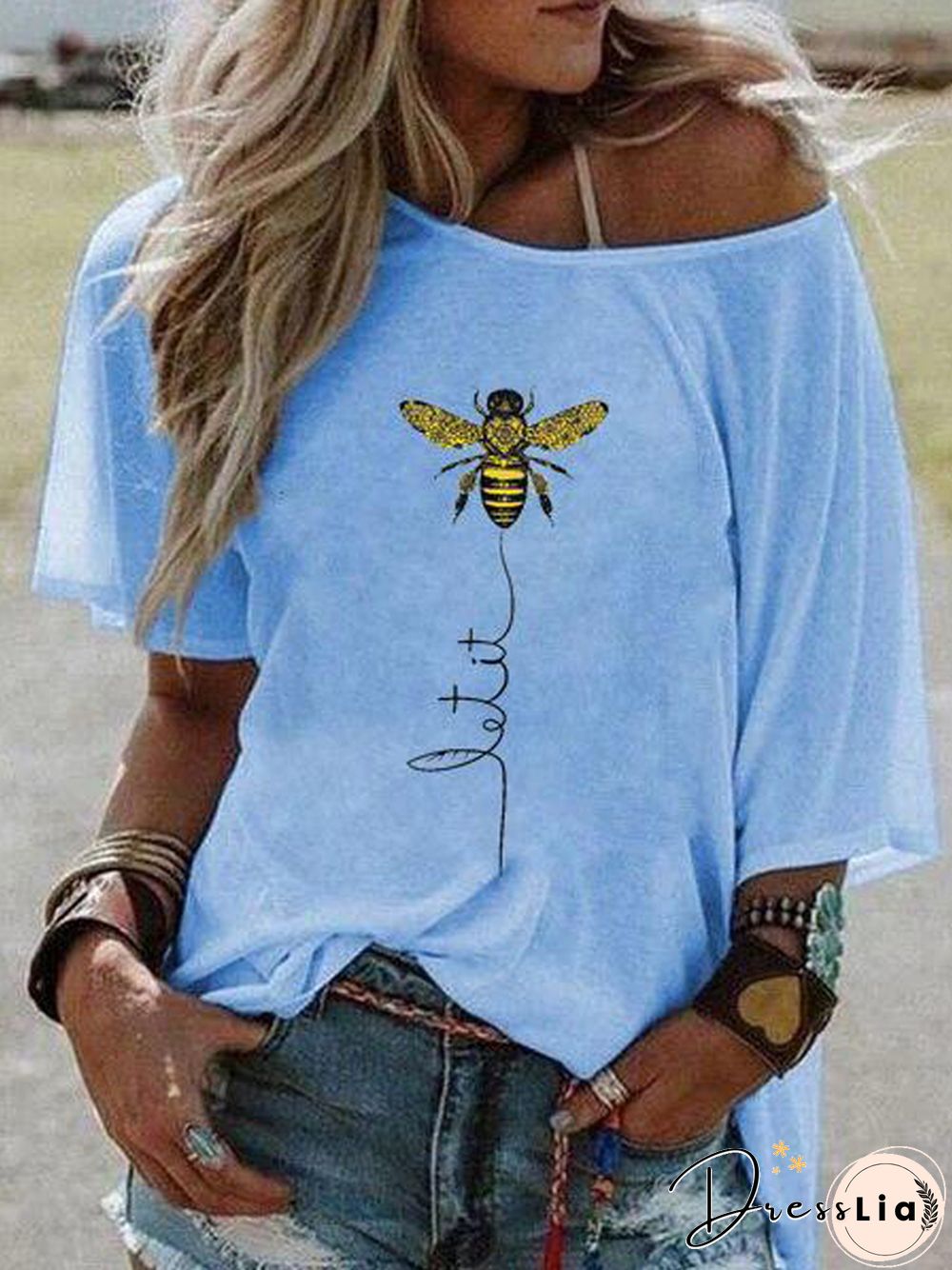 Women's Bee Printed Blouse
