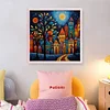 Colorful House - 14CT Counted Cross Stitch - 40*40cm