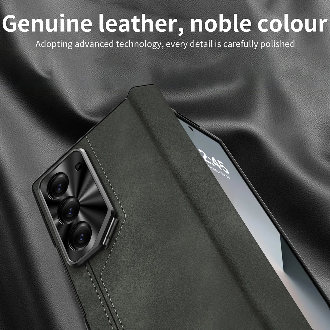 For Samsung Galaxy Z Fold6 Phone Case Lens Bracket With Front Glass Hinge Protection For Galaxy ZFold 6 Phone Cover