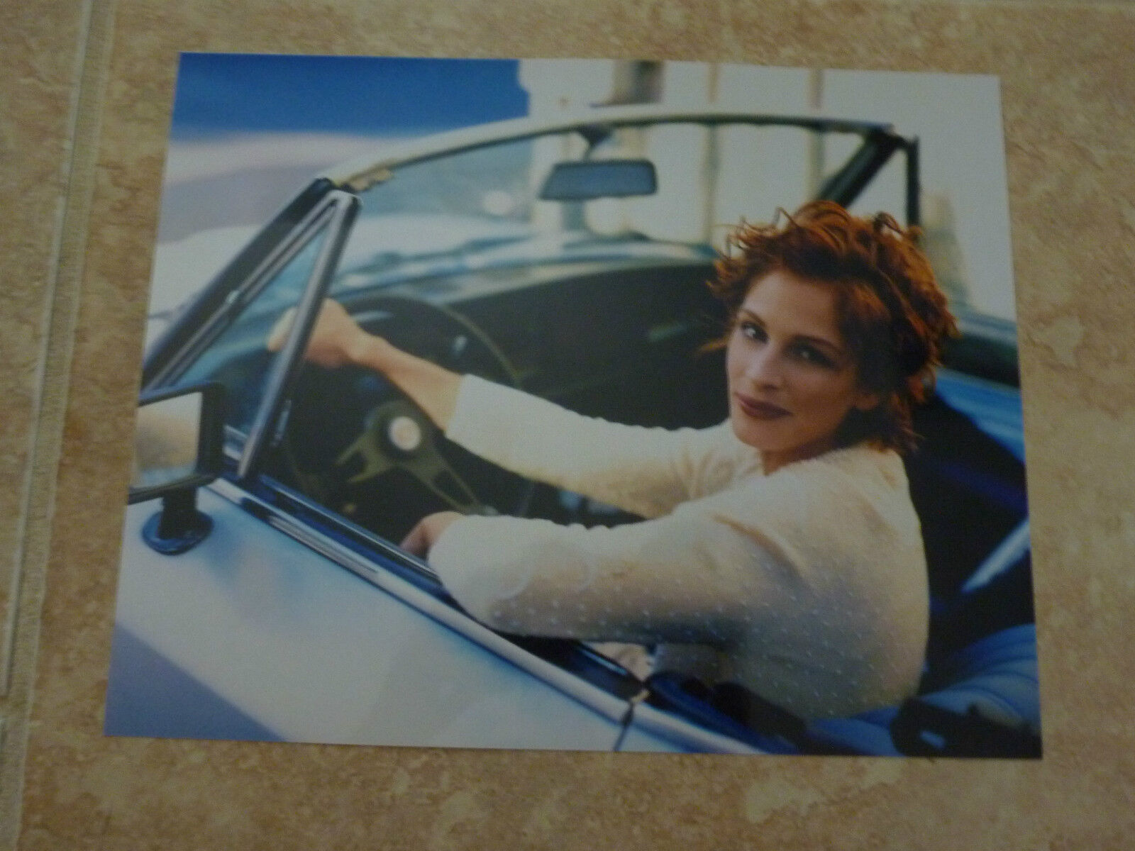 Julia Roberts Color 8x10 Photo Poster painting Promo Picture Sexy Actress Convertible Car