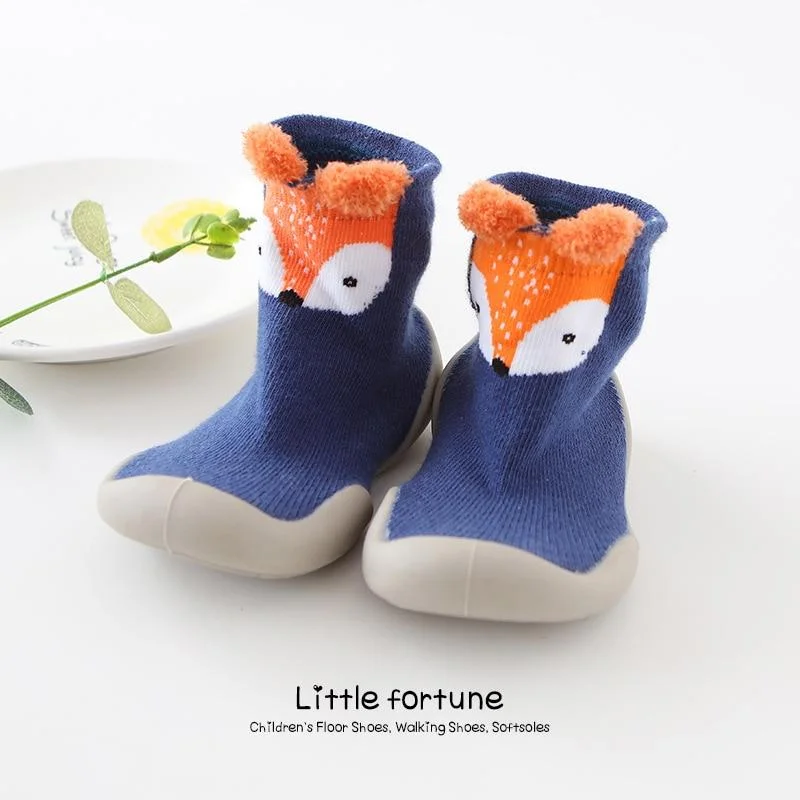 Baby Boy Girl Shoes Autumn Winter Spring Infant Nonslip Sock Kid Soft Rubber Sole Sock Toddler Shoes Anti-slip Floor Socks Shoes