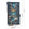 (40*70cm)Lotus Shadow Under The Moon - Full Round Drill Diamond Painting