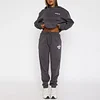 Fashion Sports LOGO Long Sleeve Pullover Hooded Sweatshirt Two Piece Set by Inlyline