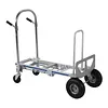 [US Local Warehouse] 2 in 1 Industrial Convertible Stair Climbing Car 1000 LBS Capacity Folding Hand Truck with Wheels for Transport & Moving