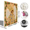 Xmas Angel Framed Special Shape Diamond Painting Kit 25x25cm
