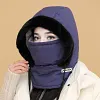 💯Chapeau thermique &eacute;paissi doubl&eacute; en peluche avec masque facial pour hommes et femmes
