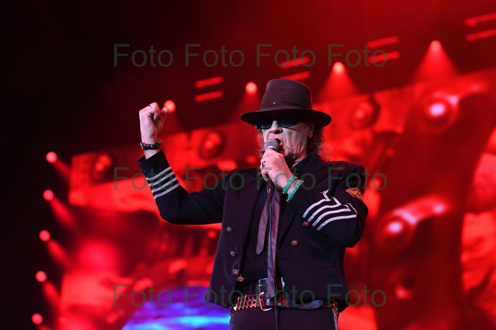 Udo Lindenberg Rock Musik Maler Foto 20 x 30 cm ohne Autogramm (Be-44