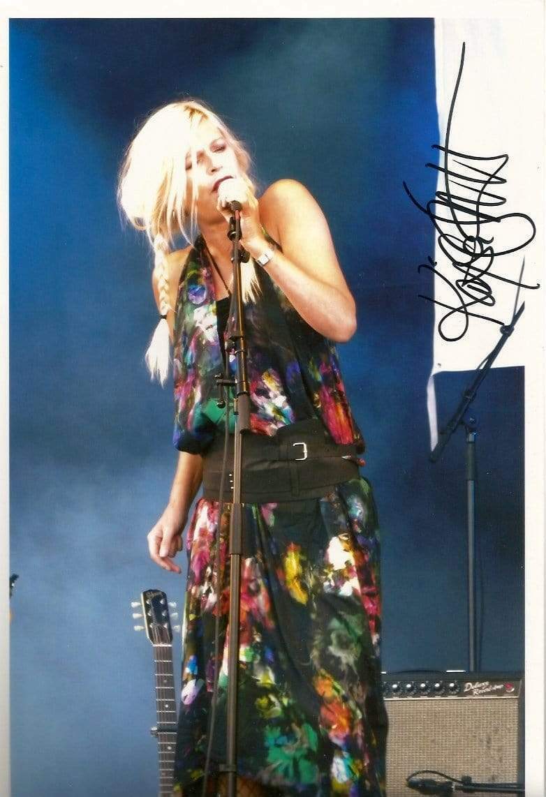 Grit Kaysa SINGER autograph, In-Person signed Photo Poster painting