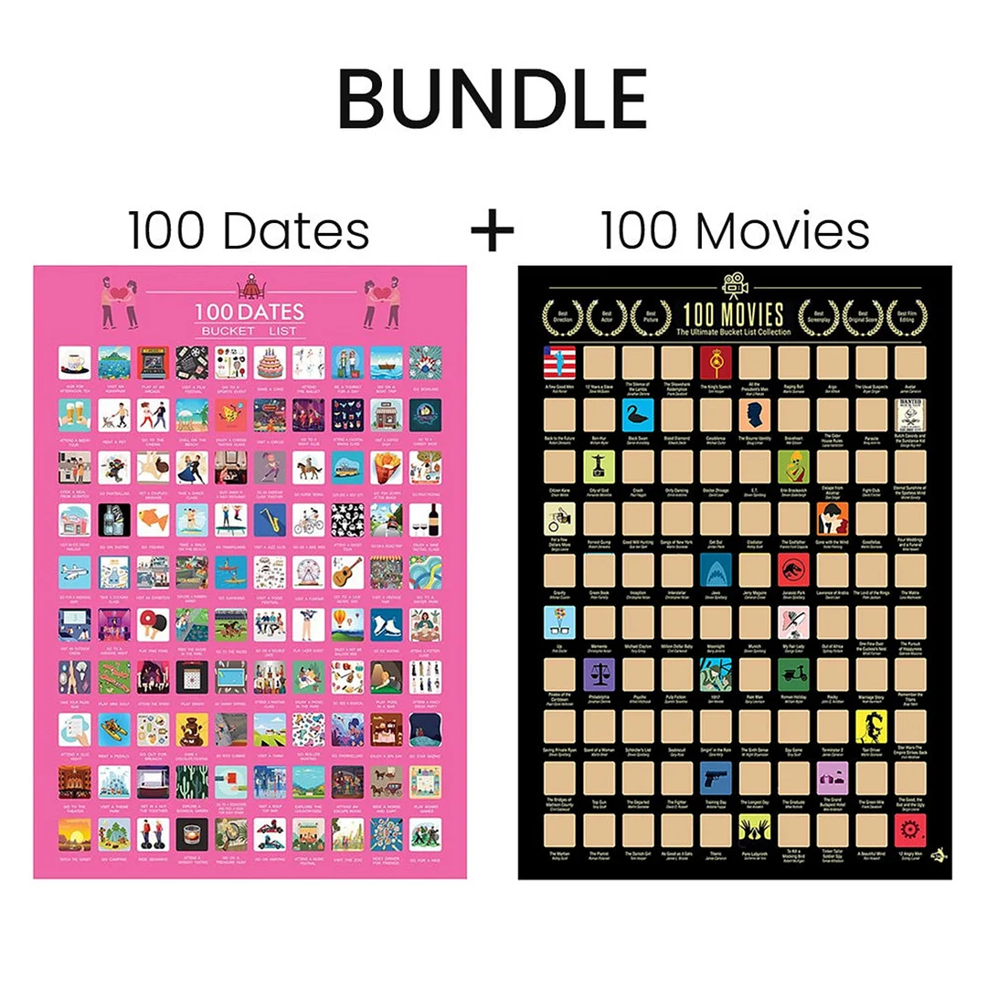 100 Ideas Scratch Off Bucket list