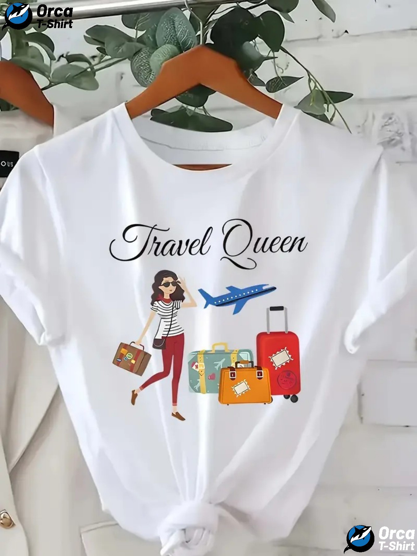 Comfortable Fashion Women's Round Neck T-Shirt | Creative Pattern Printed, Suitable For Spring And Summer, Loose Casual Blouse 100% | IFYHOME