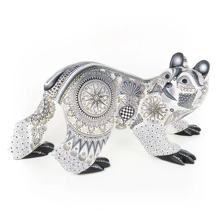 Beautiful Polar Bear - Oaxacan Alebrije Wood Carving
