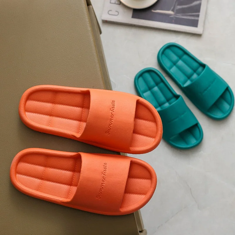 2022 Women Shoes Slippers For Home Men's EVA Non-Slip Flip Flops Couple Bathroom Casual Shoe Beach Indoor Sandals