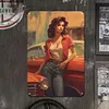 [Grande Taille]Pin up girl - Panneaux en &eacute;tain m&eacute;tallique(30*40cm)