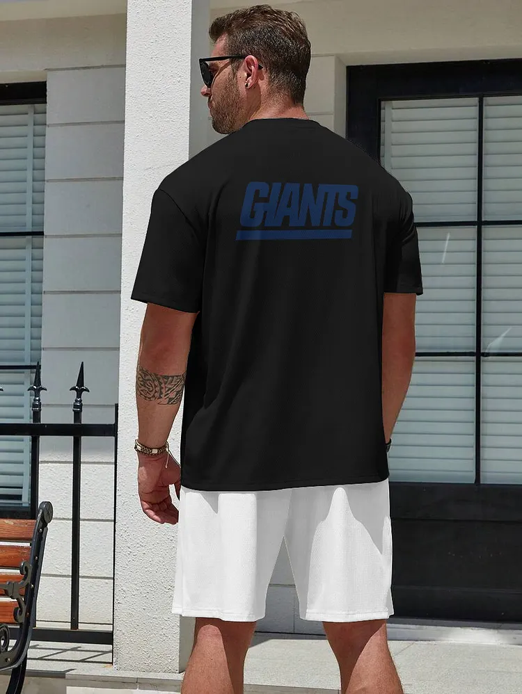 New York Giants  Limited Edition Top And Shorts Two-Piece Suits