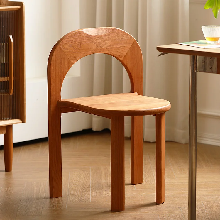 Solid Wood Modern Restaurant Coffee Chair