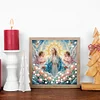 Vierge Marie-peinture diamant en forme spéciale-30*30cm