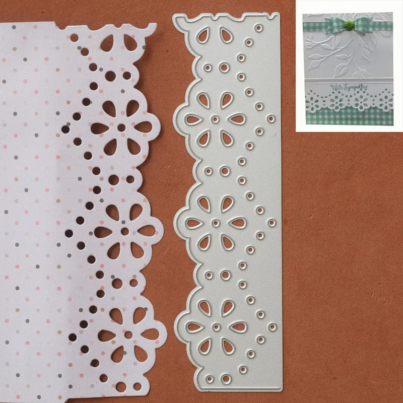 Lace wave Metal Cutting Dies Paper Cut Card Making Template for DIY Scrapbooking Decorative Craft Mold stamp and dies