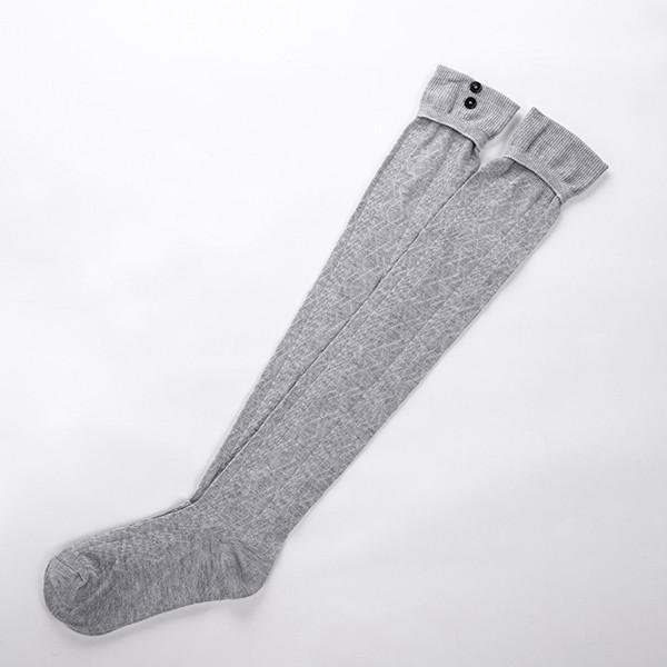 Knitted Long Thigh High Socks One Size - Chicaggo