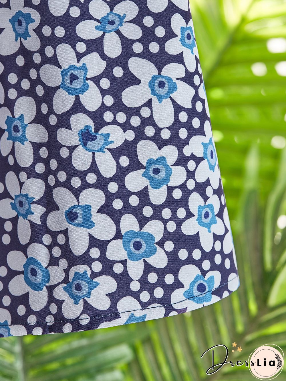 Floral Half sleeve Casual Dresses