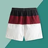 Gioiacombo&trade; Pantaloni da spiaggia da uomo con pannello tricolore
