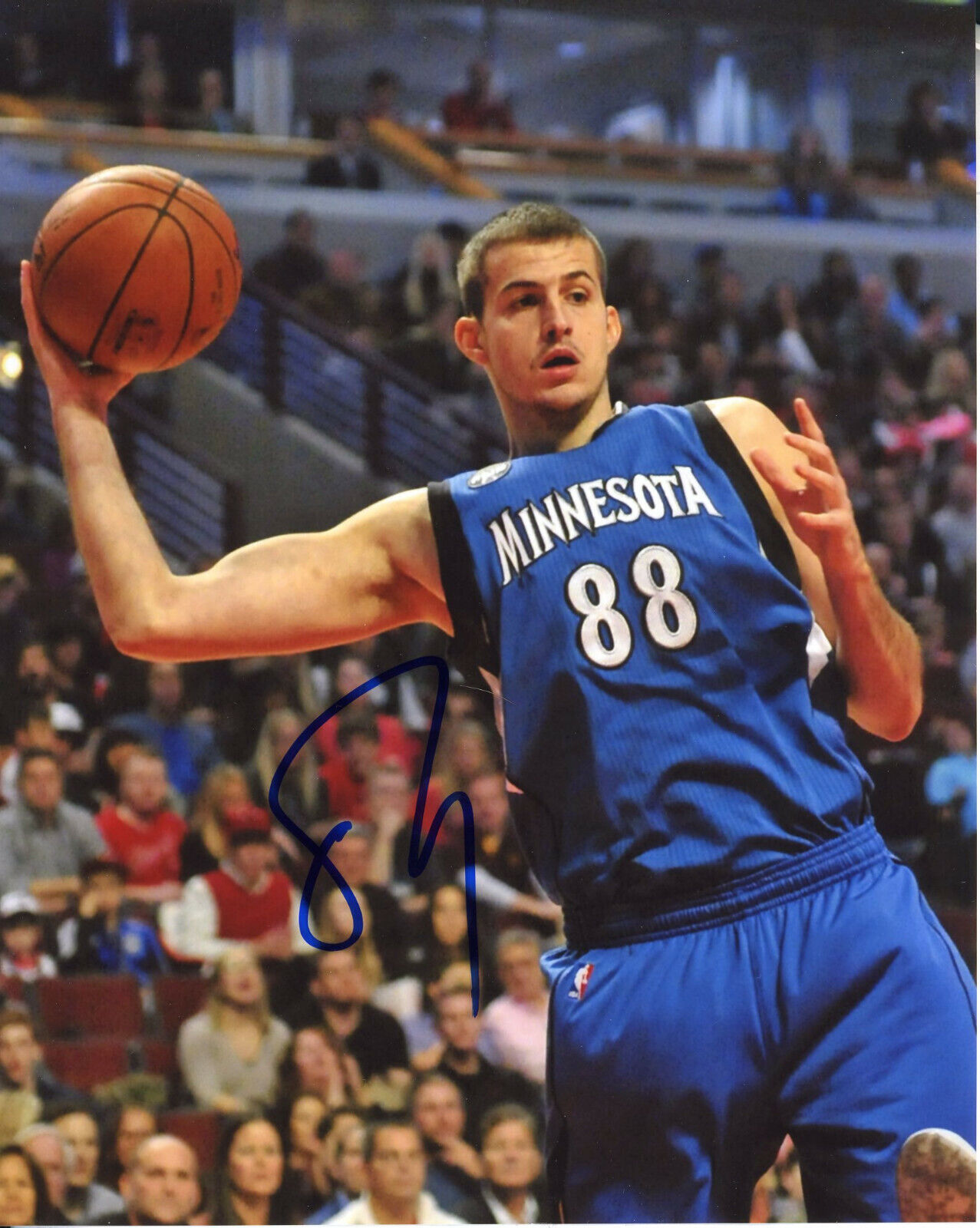 Nemanja Bjelica Autographed 8x10 Minnesota Timberwolves#S1323