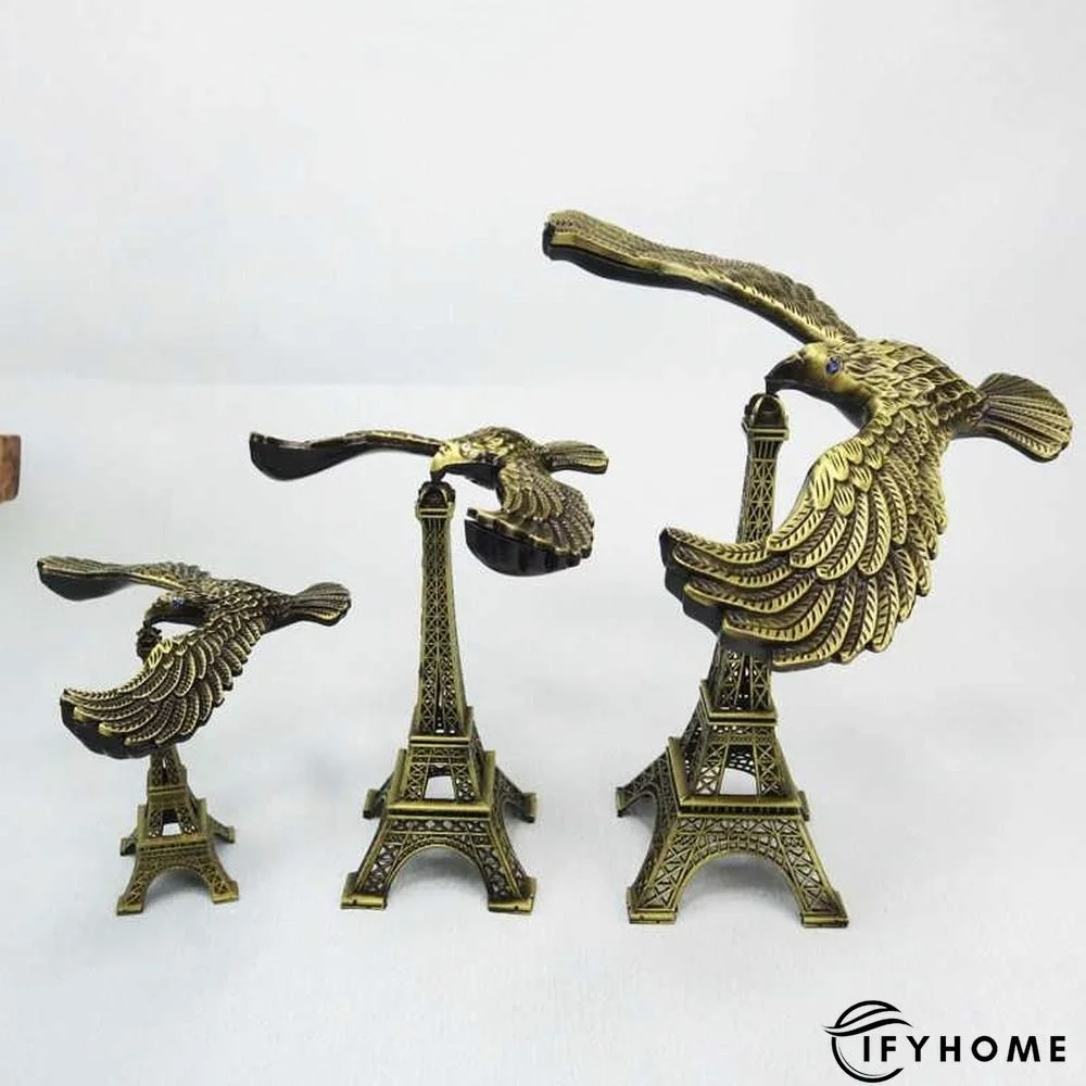 Balanced Eagle With Eiffel Tower Ornament | IFYHOME