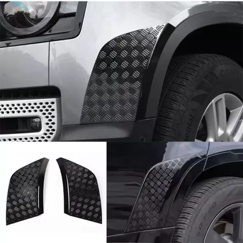 Dronehint For Land Rover Defender Front Bumper Glossy Black Anti-Scratch Plate 20-2023 (For: Land Rover) Parts